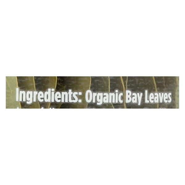 Spicely Organics - Organic Bay Leaves - Case Of 3 - 0.09 Oz. Discount