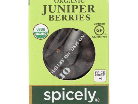 Spicely Organics - Organic Juniper Berries - Case Of 6 - 0.2 Oz. Cheap