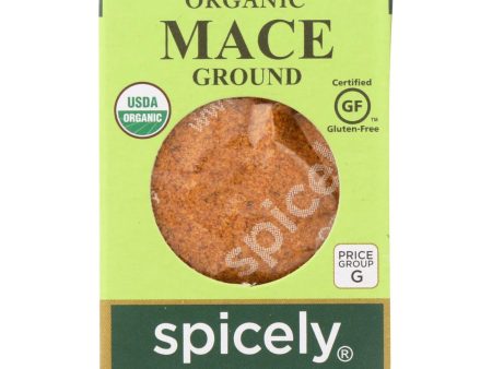 Spicely Organics - Organic Mace - Ground - Case Of 6 - 0.3 Oz. For Sale