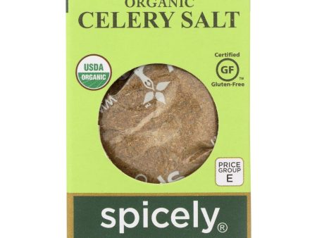 Spicely Organics - Organic Celery Salt - Case Of 6 - 0.5 Oz. Online Sale