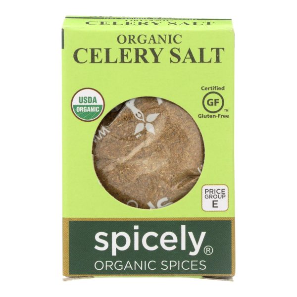 Spicely Organics - Organic Celery Salt - Case Of 6 - 0.5 Oz. Online Sale