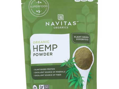 Navitas Naturals Protein Powder - Organic - Hemp - Raw - 12 Oz - Case Of 6 on Sale