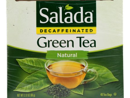 Salada Tea Green Tea - Decaffeinated Serenity - Case Of 6 - 40 Count Online Sale