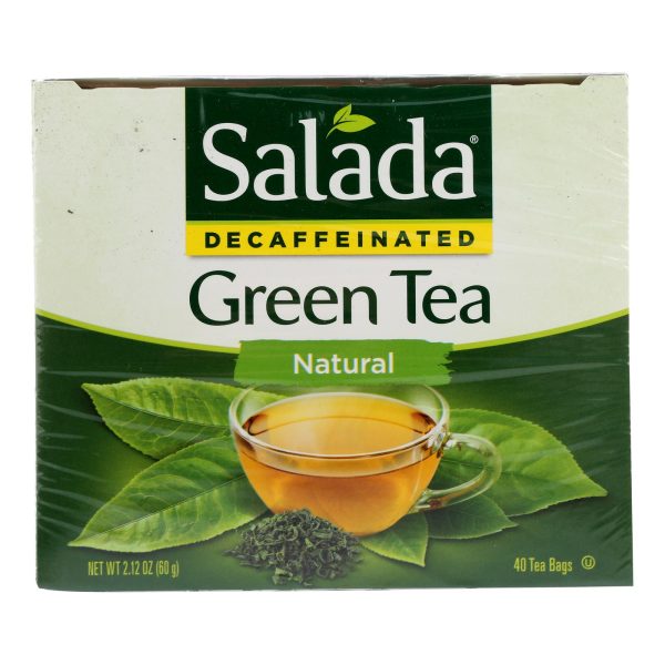 Salada Tea Green Tea - Decaffeinated Serenity - Case Of 6 - 40 Count Online Sale