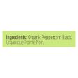 Spicely Organics - Organic Peppercorn - Black - Case Of 6 - 0.45 Oz. Online