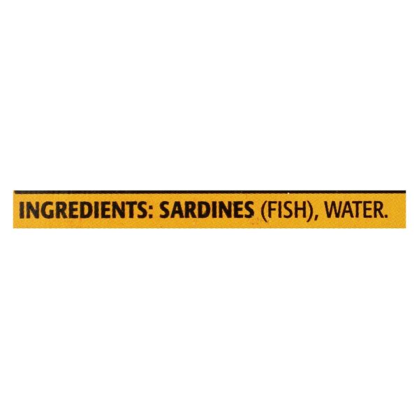 Season Brand Sardines In Water  - No Salt Added - Case Of 12 - 4.375 Oz. Hot on Sale