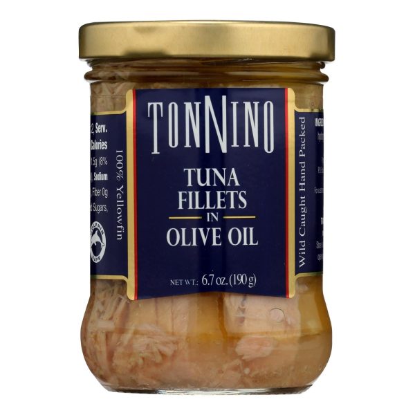 Tonnino Tuna Fillets - Olive Oil - Case Of 6 - 6.7 Oz. Online Hot Sale