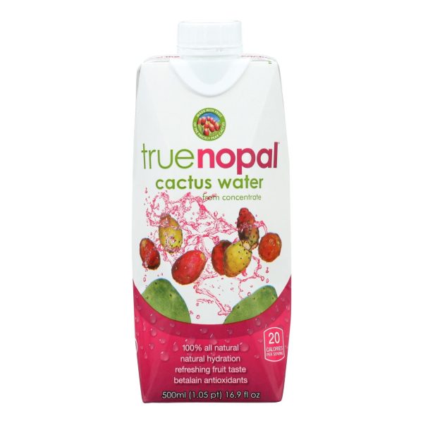 True Nopal Cactus Water - Prickly Pear - Case Of 12 - 16.9 Fl Oz For Cheap