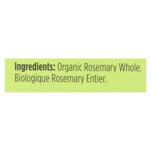 Spicely Organics - Organic Rosemary - Whole - Case Of 6 - 0.2 Oz. Online Hot Sale