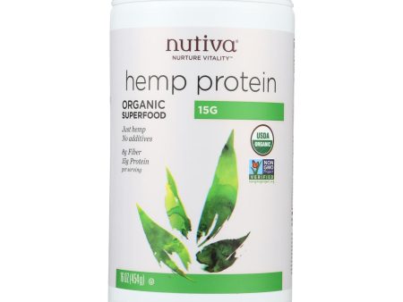 Nutiva Organic Hemp Protein - 16 Oz Online Sale