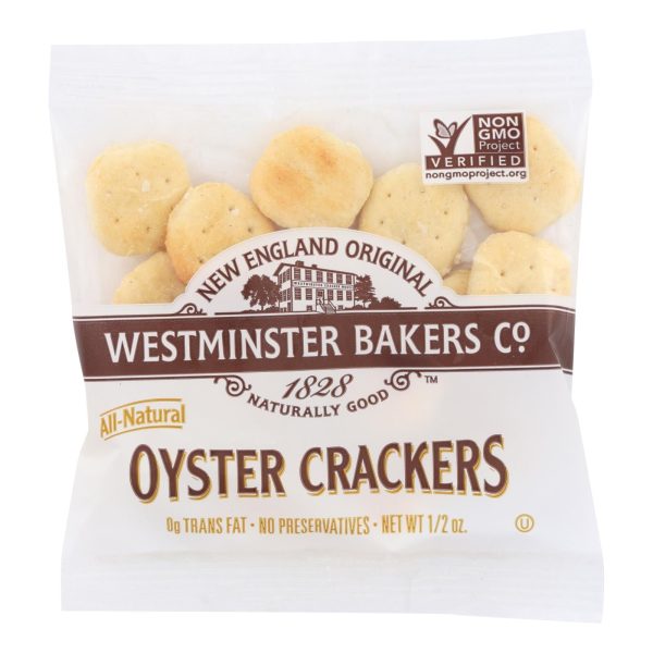 Westminster Cracker Oyster Old Fashioned Crackers - Case Of 150 - 0.5 Oz. Online now