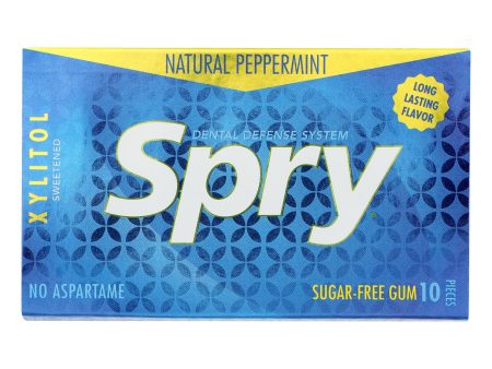 Spry Xylitol Gems - Peppermint - Case Of 20 - 10 Count For Cheap