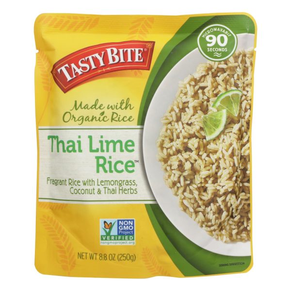 Tasty Bite Rice - Thai Lime - 8.8 Oz - Case Of 6 Online now