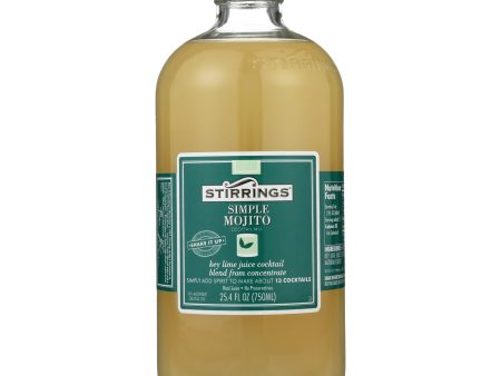 Stirrings Cocktail Mixer - Mojito - Case Of 6 - 750 Ml on Sale