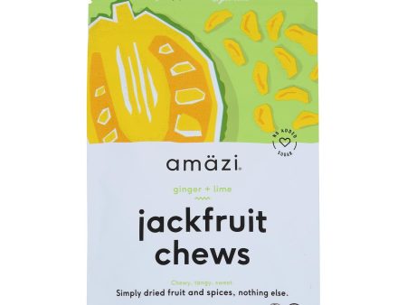 Amazi Foods - Jackfruit Chws Ginger Lime - Case Of 6-2.3 Oz Online Hot Sale