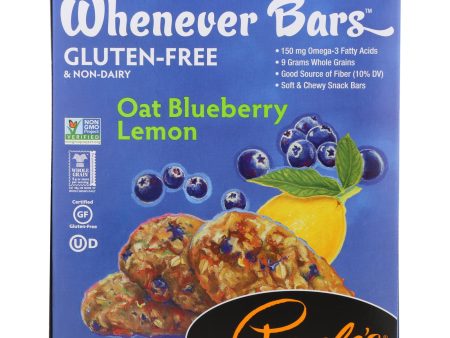 Pamela s Products - Oat Whenever Bars - Blueberry Lemon - Case Of 6 - 1.41 Oz. For Sale