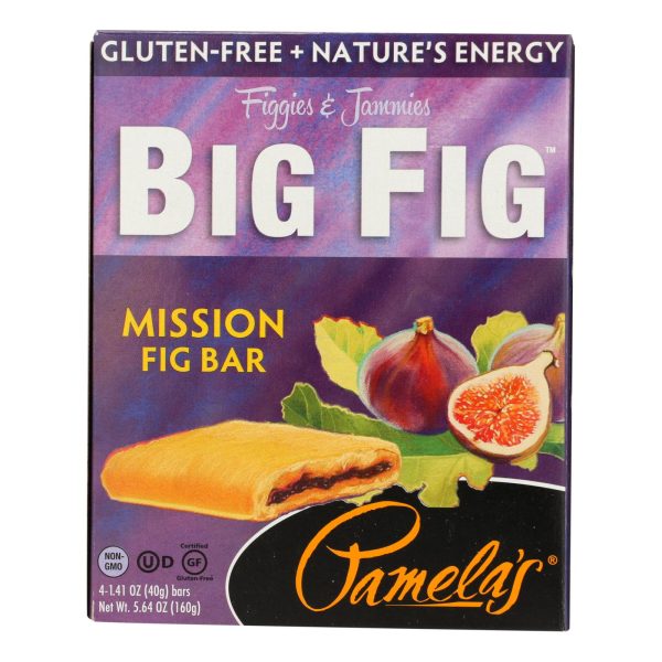 Pamela s Products - Gluten-free Big Fig Bar - Mission Fig - Case Of 8 - 5.64 Oz. Fashion