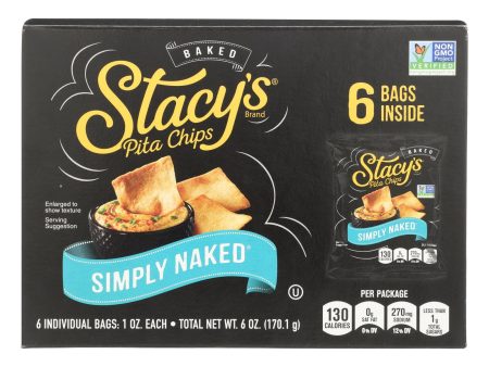 Stacey s Pita Chips - Simply Naked - 1 Oz - Case Of 72 Cheap