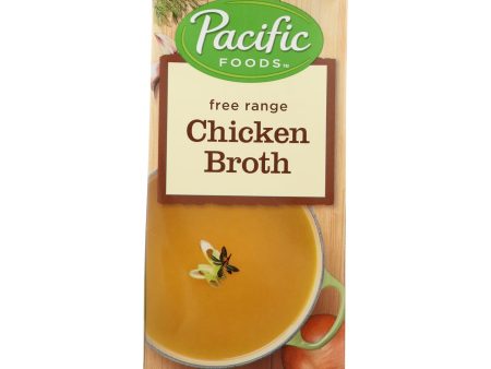 Pacific Natural Foods Chicken Broth - Free Range - Case Of 12 - 32 Fl Oz. Fashion