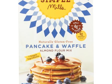 Simple Mills Almond Flour Pancake And Waffle Mix - Case Of 6 - 10.7 Oz. Supply