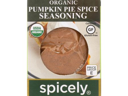 Spicely Organics - Organic Seasoning - Pumpkin Pie Spice - Case Of 6 - 0.35 Oz. Online