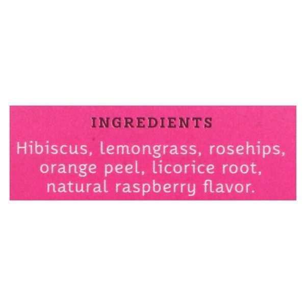 Stash Tea Hibiscus Herbal?tea - Wild Raspberry - Case Of 6 - 20 Bags Online now