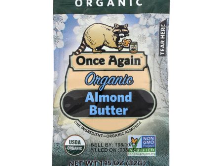 Once Again Almond Butter - Organic - Original - Squeeze Pack - 1.15 Oz - Case Of 10 For Cheap