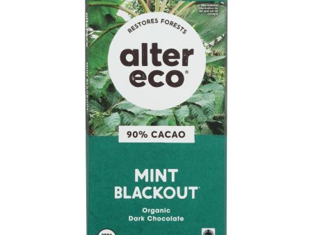 Alter Eco Americas - Chocolate Dp Dark Crisp Mint - Case Of 12 - 2.65 Oz Online Sale