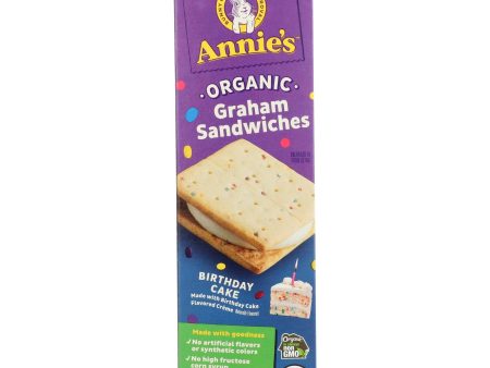 Annie s Homegrown - Grm Sandwich Bday Cake - Case Of 6-8 Oz Online now