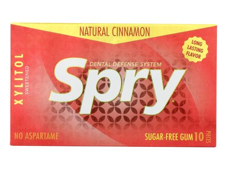 Spry Xylitol Gems - Cinnamon - Case Of 20 - 10 Count Online now