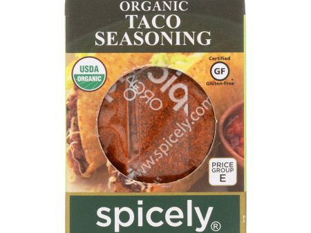 Spicely Organics - Organic Taco Seasoning - Case Of 6 - 0.45 Oz. Online Hot Sale