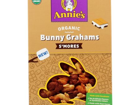 Annie s Homegrown - Bunny Grahams S mores - Case Of 12-7.5 Oz Online now