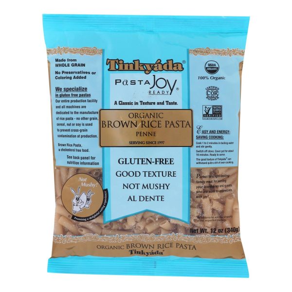 Tinkyada Organic Brown Rice Penne - Case Of 12 - 12 Oz on Sale