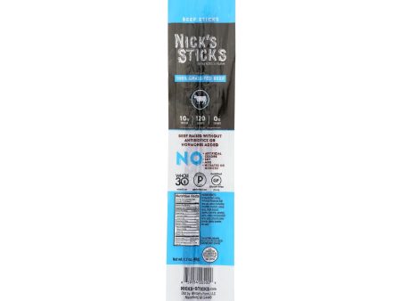 Nick s Sticks Snack Sticks - Beef - Case Of 25 - 1.7 Oz. Hot on Sale