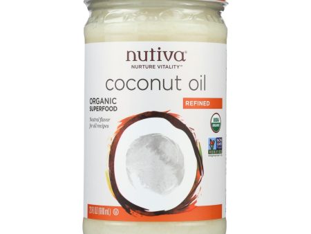 Nutiva Organic Coconut Oil - Refined - Case Of 6 - 23 Fl Oz. Hot on Sale