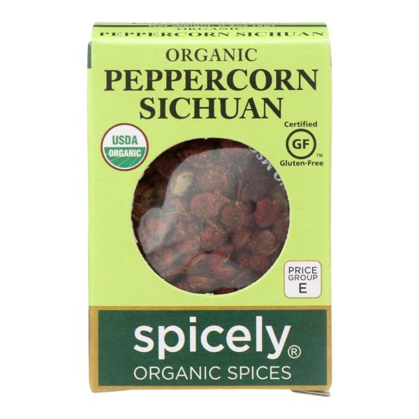 Spicely Organics - Organic Peppercorn - Sichuan - Case Of 6 - 0.2 Oz. For Discount