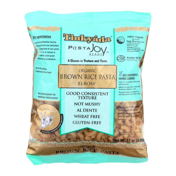 Tinkyada Organic Brown Rice Pasta - Elbows - Case Of 12 - 12 Oz Cheap