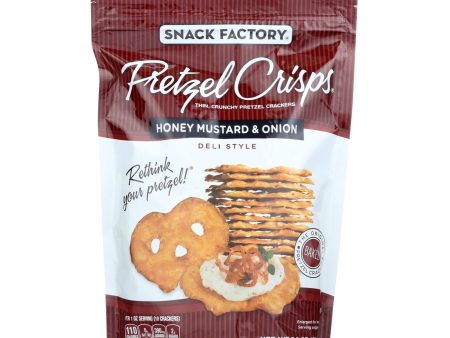 Pretzel Crisp Thin, Crunch Pretzel Crackers - Case Of 12 - 7.2 Oz Online Sale