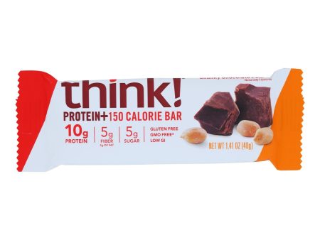 Think Products Thinkthin Bar - Lean Protein Fiber - Chocolate Peanut - 1.41 Oz - 1 Case Hot on Sale