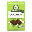 Taza Chocolate Stone Ground Organic Dark Chocolate Bar - Coco Besos Coconut - Case Of 10 - 2.5 Oz. on Sale