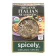 Spicely Organics - Organic Italian Seasoning - Case Of 6 - 0.1 Oz. For Sale