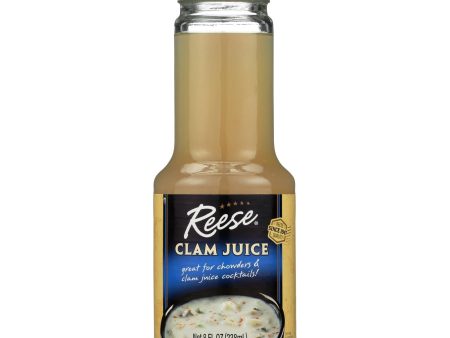 Reese Clam Juice Bottle - Case Of 6 - 8 Fl Oz. Online Hot Sale