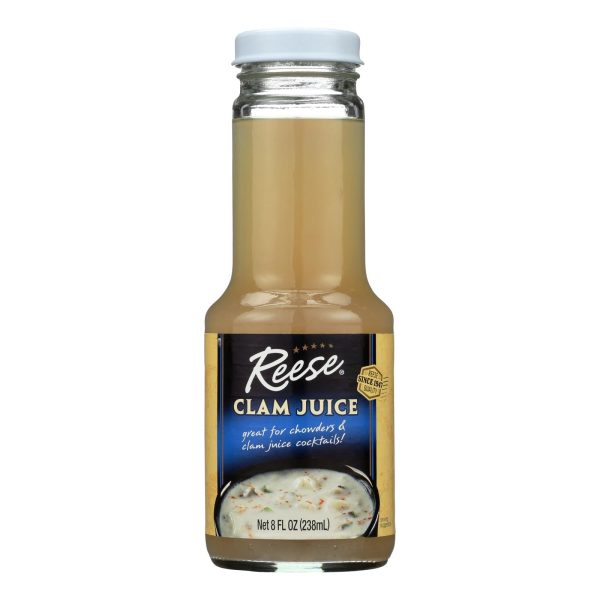 Reese Clam Juice Bottle - Case Of 6 - 8 Fl Oz. Online Hot Sale