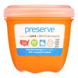 Preserve Food Storage Container - Round - Mini - Orange - 8 Oz - 1 Count - Case Of 12 on Sale