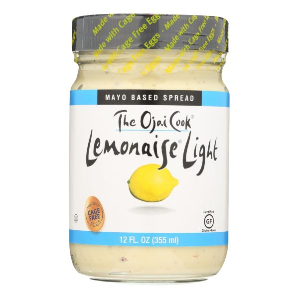 The Ojai Cook All Natural - Lemonaise Light - Case Of 6 - 12 Oz. Hot on Sale