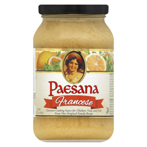 Paesana Cooking Sauce - Francese - Case Of 6 - 15.75 Oz. Online Sale