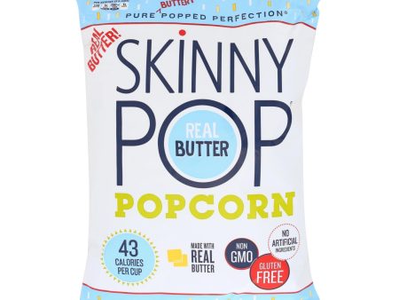 Skinnypop Popcorn Popcorn - Real Butter - Case Of 12 - 4.4 Oz Online Hot Sale