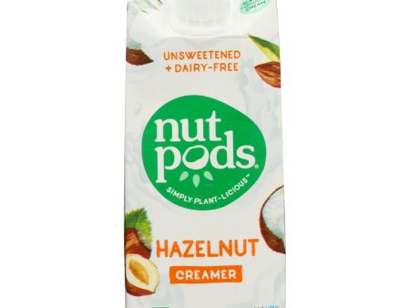 Nutpods - Non-dairy Creamer Hazelnut Unsweetened - Case Of 12 - 11.2 Fl Oz. Supply