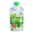 Plum Organics Essential Nutrition Blend - Mighty 4 - Spinach Kiwi Barley Greek Yogurt - 4 Oz - Case Of 6 Discount