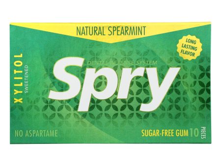 Spry Xylitol Gems - Spearmint - Case Of 20 - 10 Count For Cheap